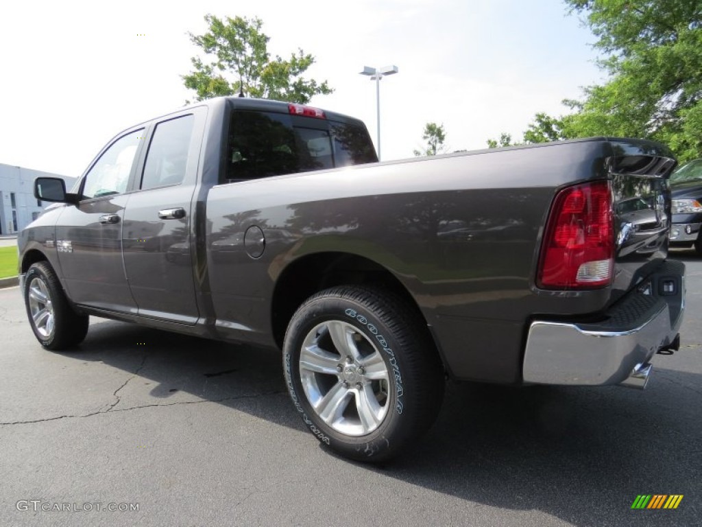 2014 1500 SLT Quad Cab - Granite Crystal Metallic / Canyon Brown/Light Frost Beige photo #2