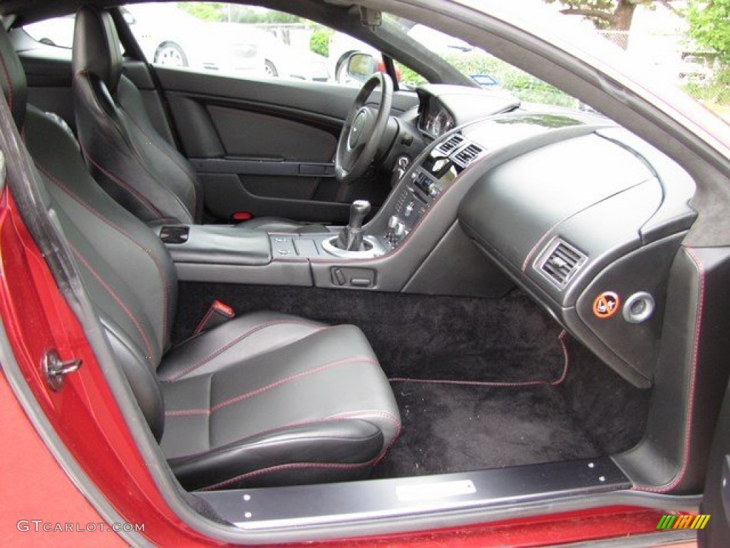 Black Interior 2007 Aston Martin V8 Vantage Coupe Photo #94306484