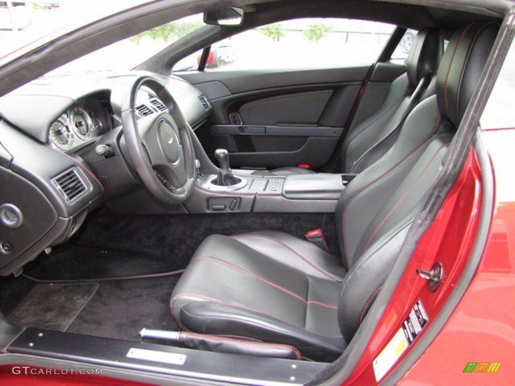 Black Interior 2007 Aston Martin V8 Vantage Coupe Photo #94306632