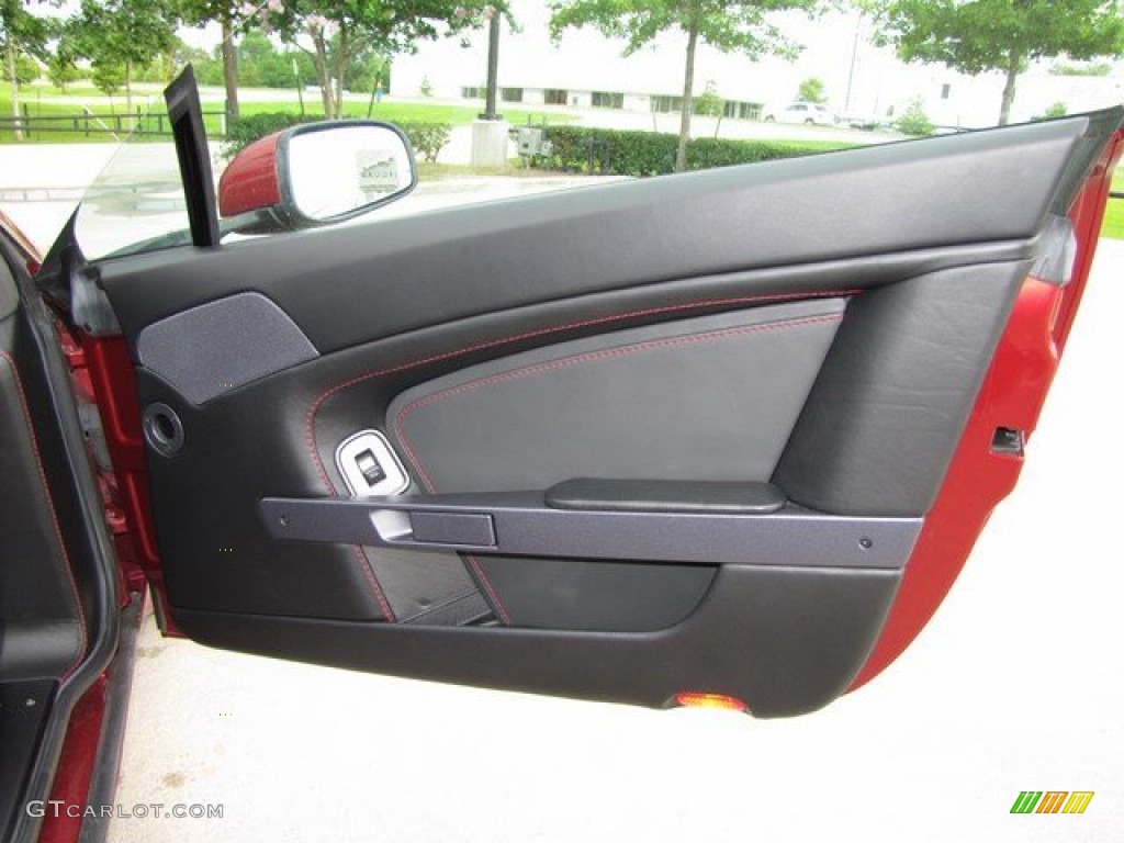 2007 Aston Martin V8 Vantage Coupe Black Door Panel Photo #94306727