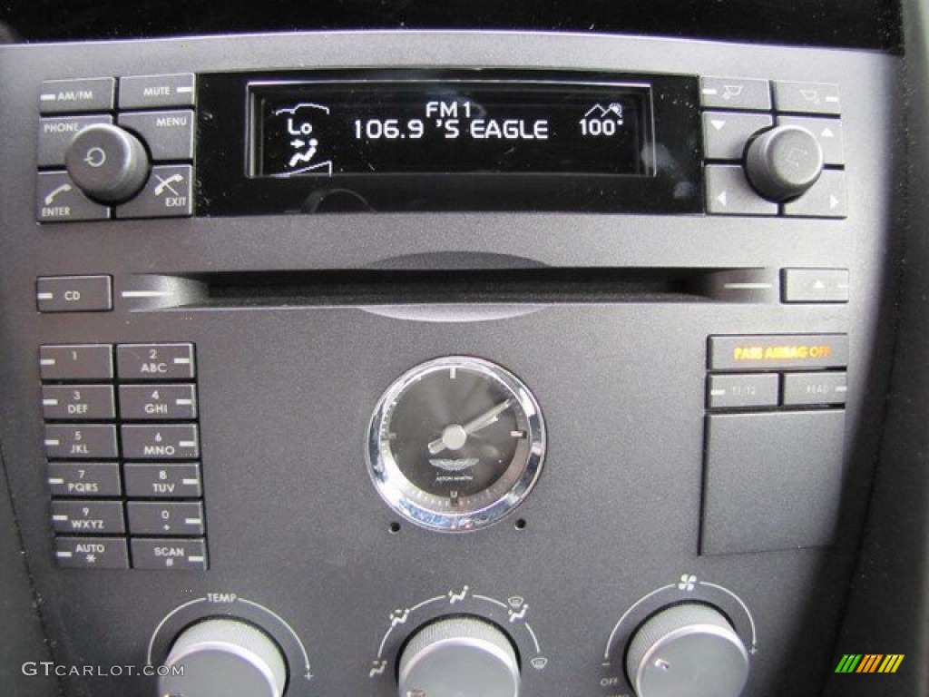2007 Aston Martin V8 Vantage Coupe Audio System Photos