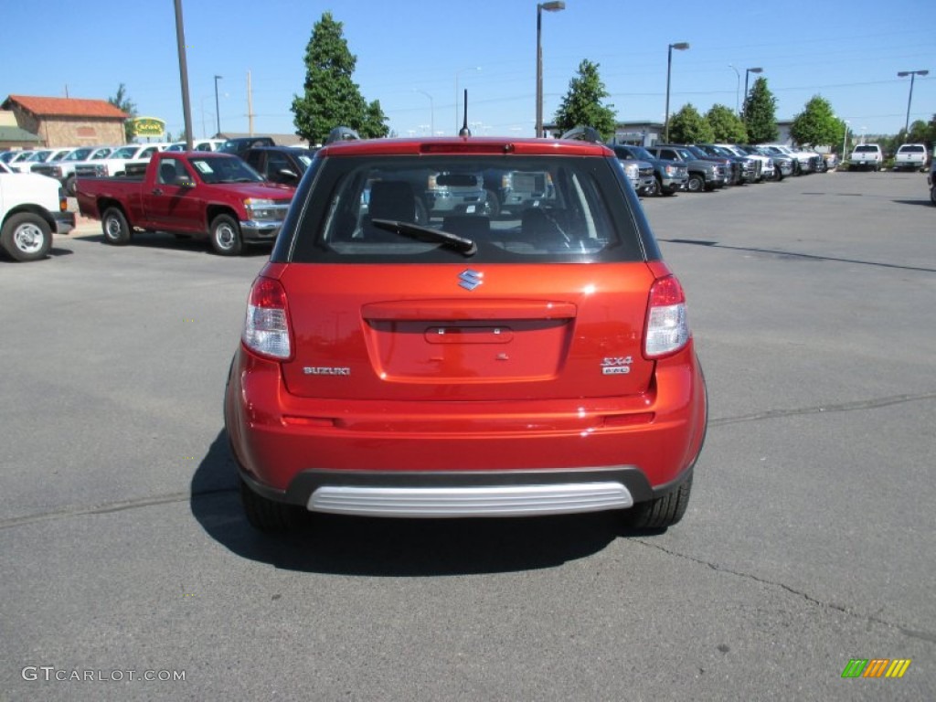 2009 SX4 Crossover AWD - Sunlight Copper Metallic / Black photo #5