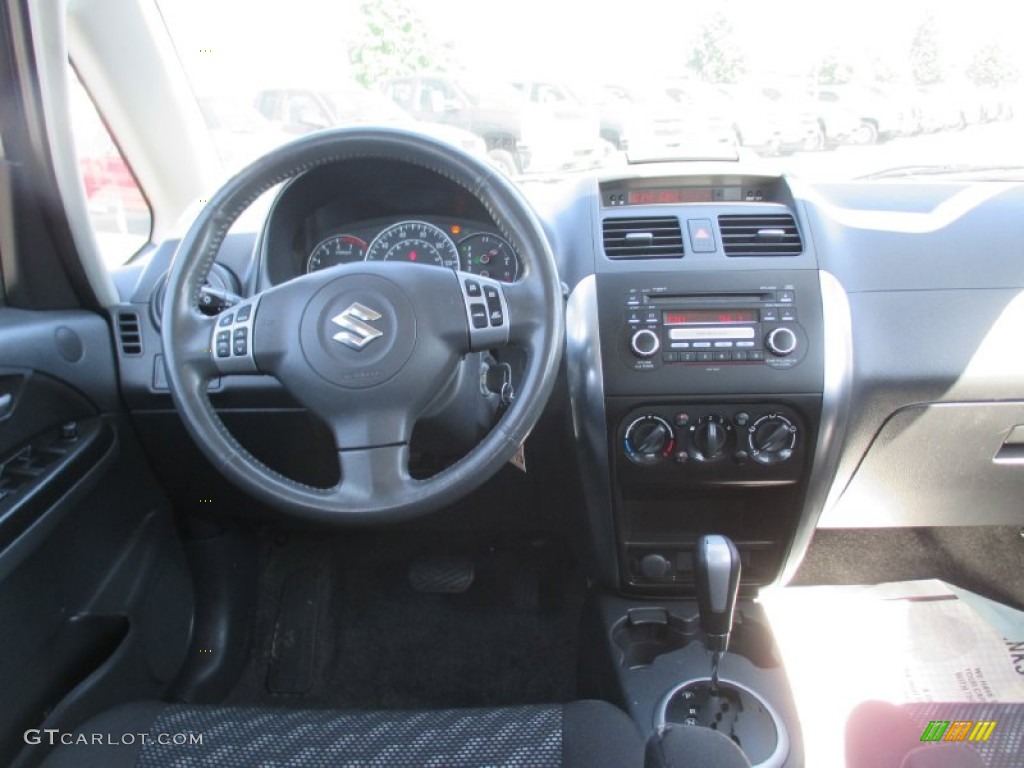 2009 SX4 Crossover AWD - Sunlight Copper Metallic / Black photo #10