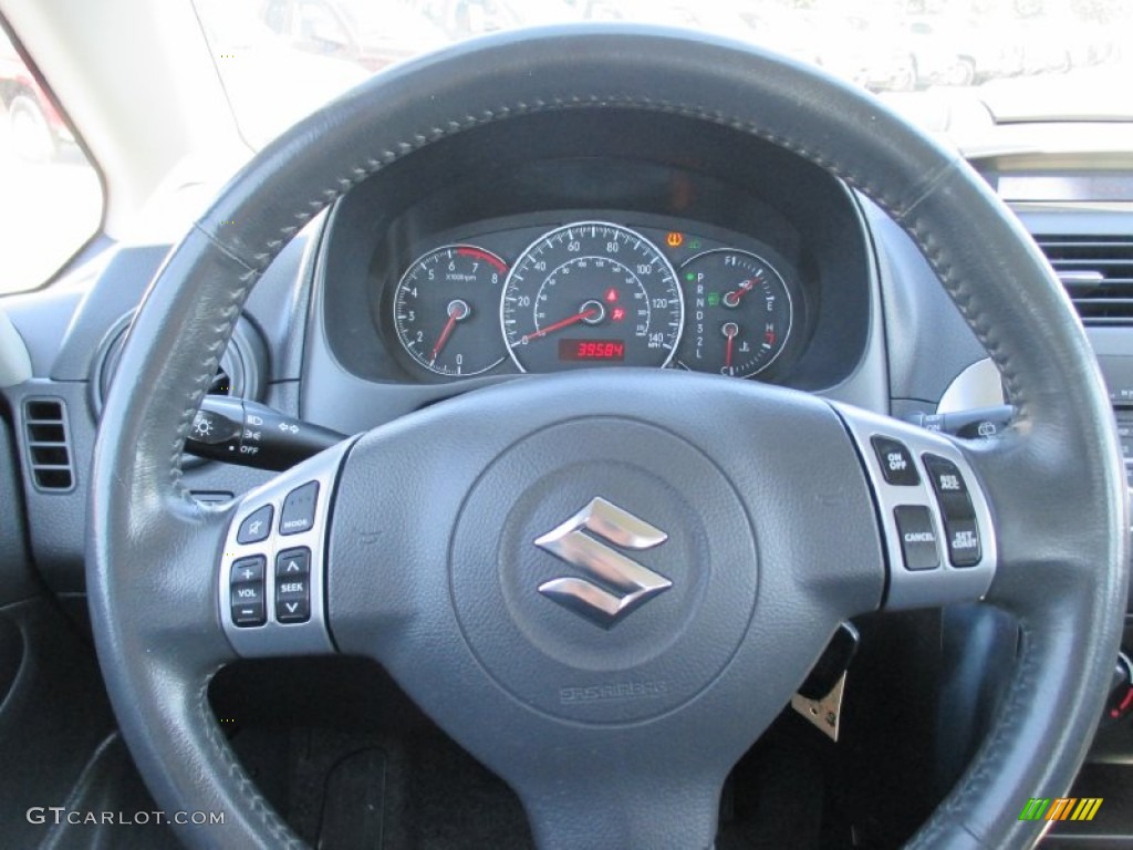 2009 SX4 Crossover AWD - Sunlight Copper Metallic / Black photo #13