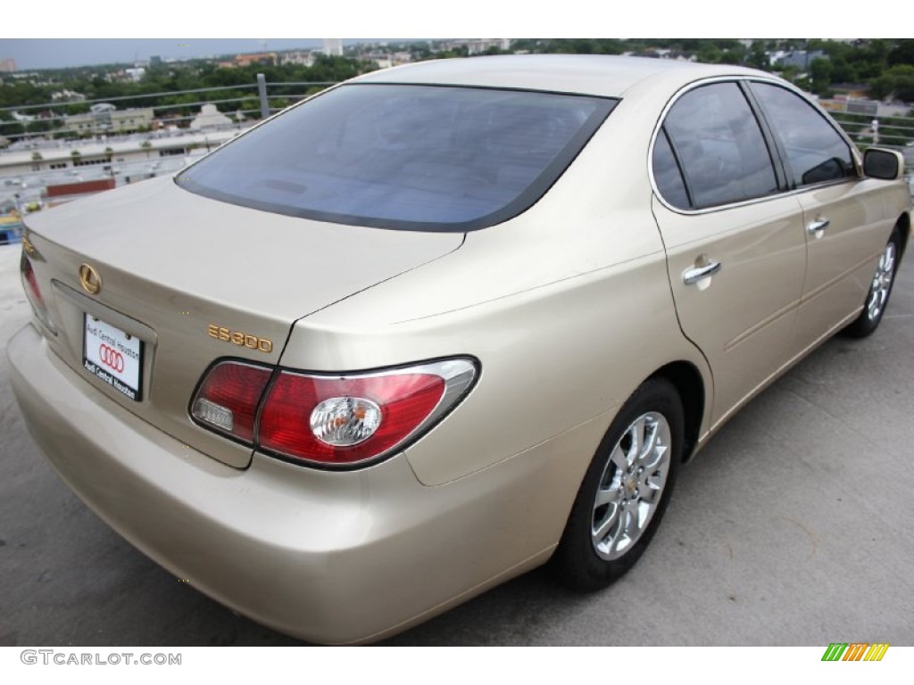 2003 ES 300 - Mystic Gold Metallic / Beige Leather photo #9