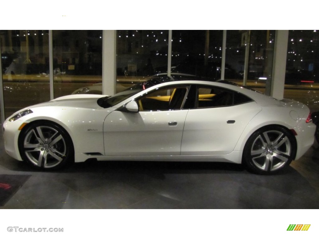 White Sand 2012 Fisker Karma EcoSport Exterior Photo #94309988