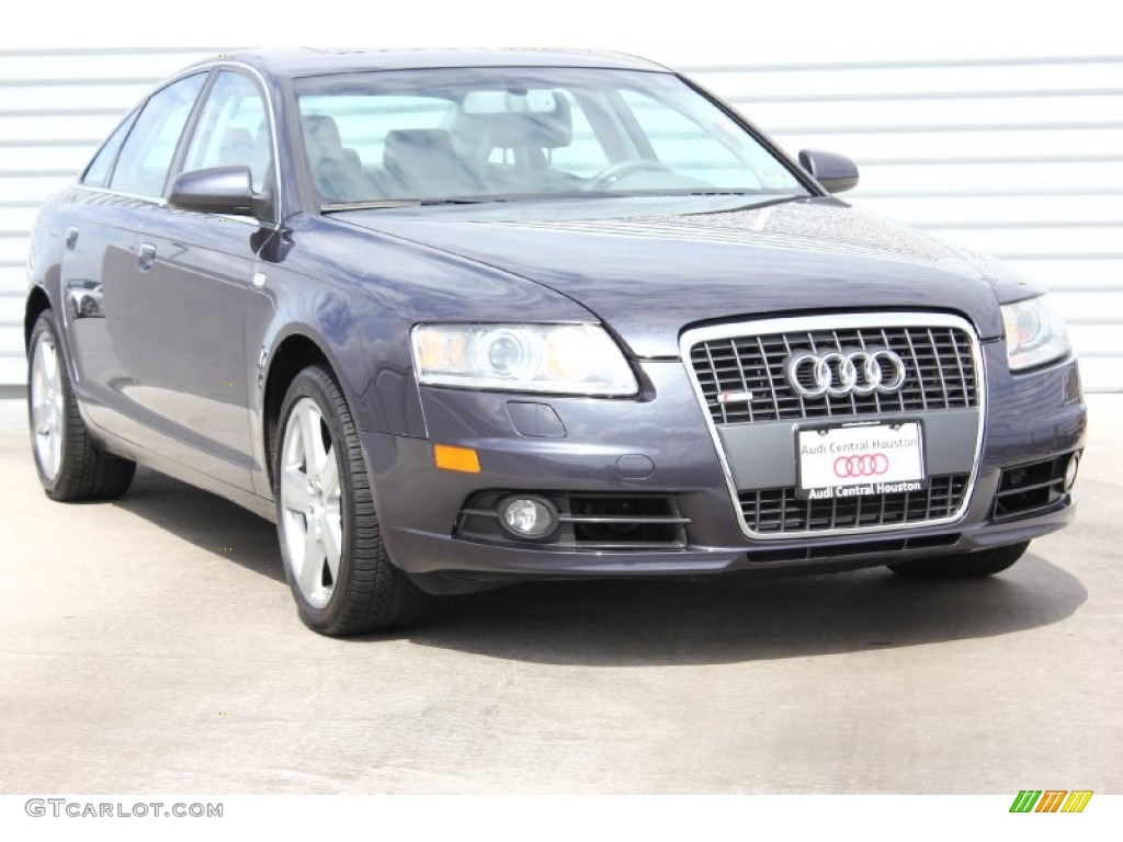 2008 A6 3.2 Sedan - Oyster Grey Metallic / Light Grey photo #1