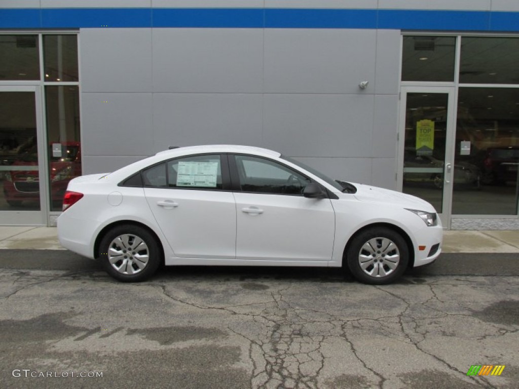 2014 Cruze LS - Summit White / Jet Black/Medium Titanium photo #2