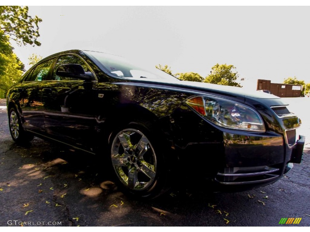 2008 Malibu LT Sedan - Black Granite Metallic / Ebony photo #8