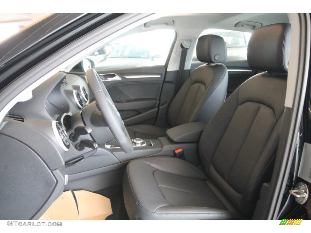 Black Interior 2015 Audi A3 1.8 Premium Plus Photo #94312883