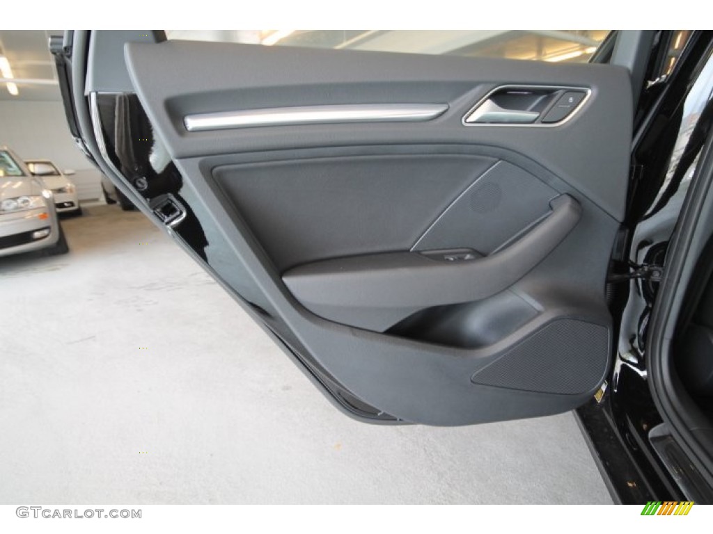 2015 Audi A3 1.8 Premium Plus Black Door Panel Photo #94312898