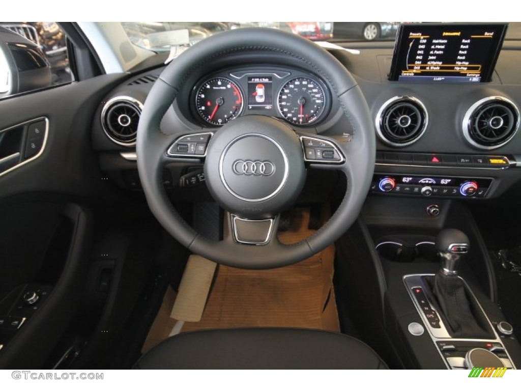 2015 Audi A3 1.8 Premium Plus Black Dashboard Photo #94312937