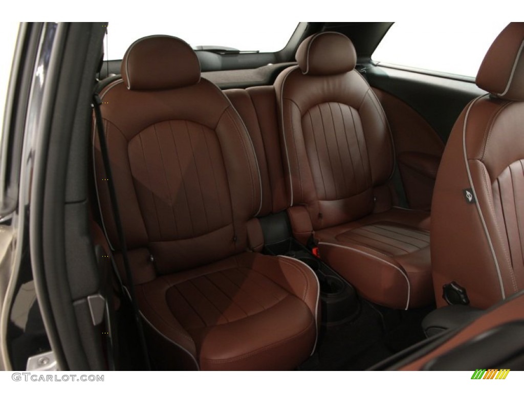 Lounge Red Copper Leather/Carbon Black Interior 2014 Mini Cooper S Paceman All4 AWD Photo #94313489