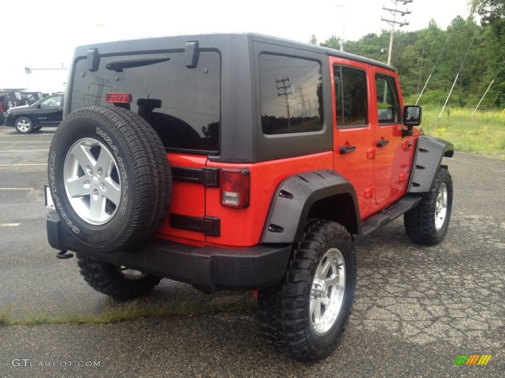 2012 Wrangler Unlimited Sport 4x4 - Flame Red / Black photo #16