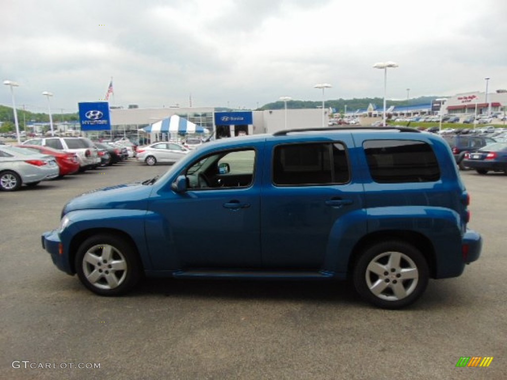 2010 HHR LT - Aqua Blue Metallic / Ebony photo #7