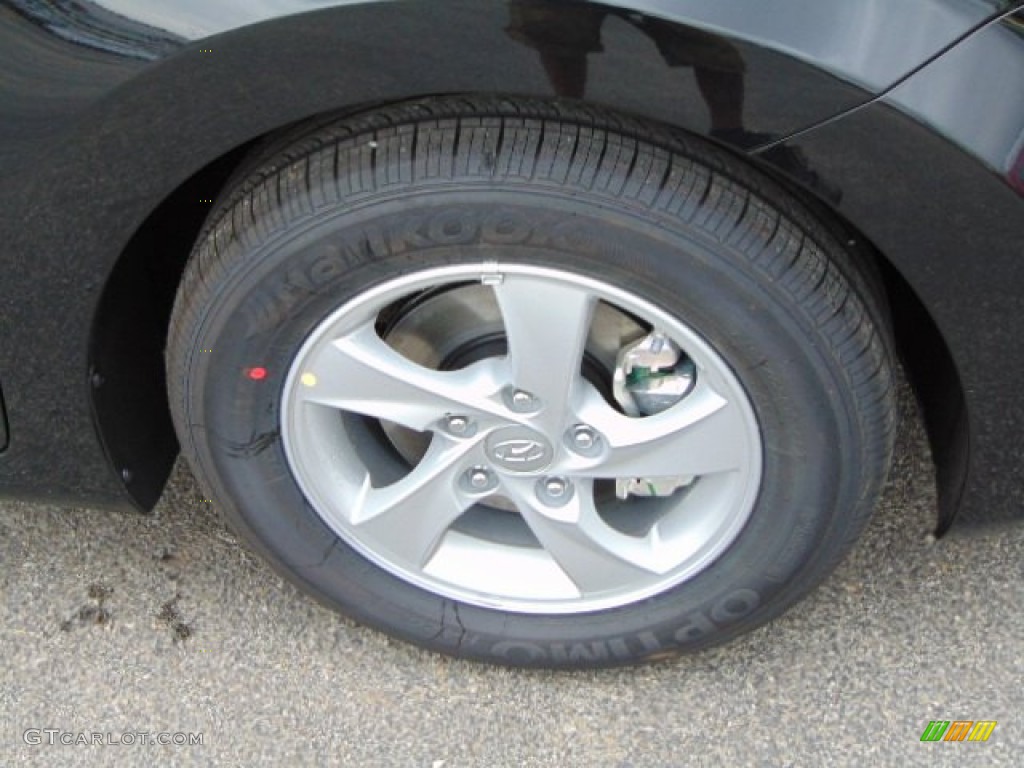 2014 Elantra SE Sedan - Black / Gray photo #3