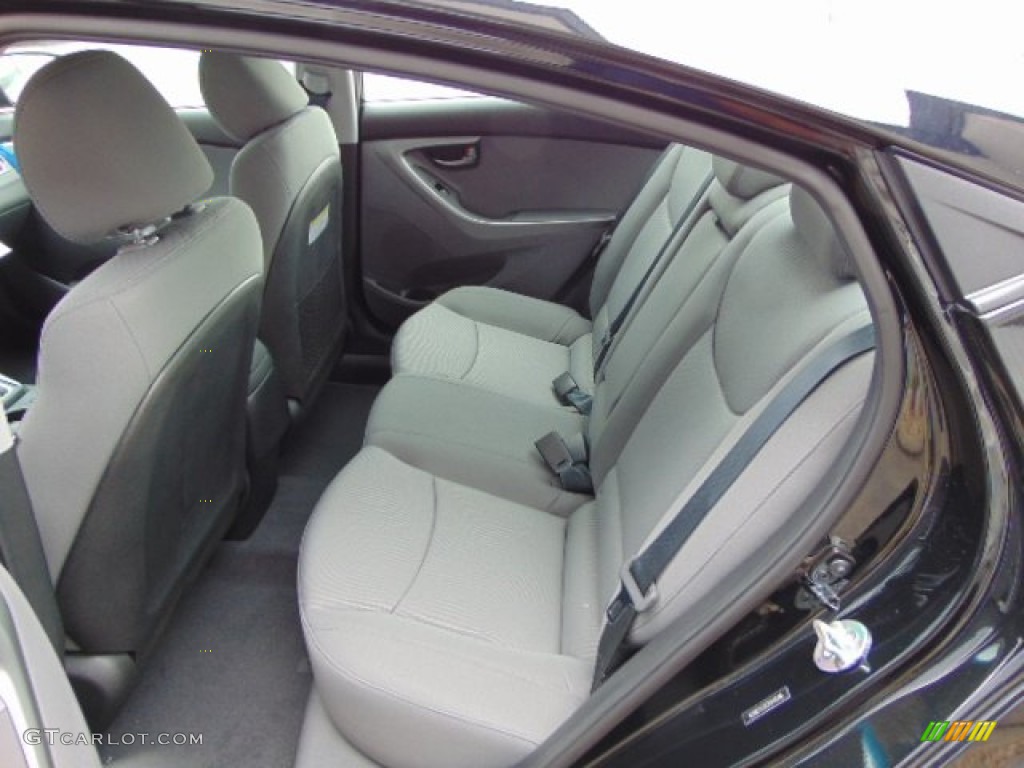 2014 Elantra SE Sedan - Black / Gray photo #13