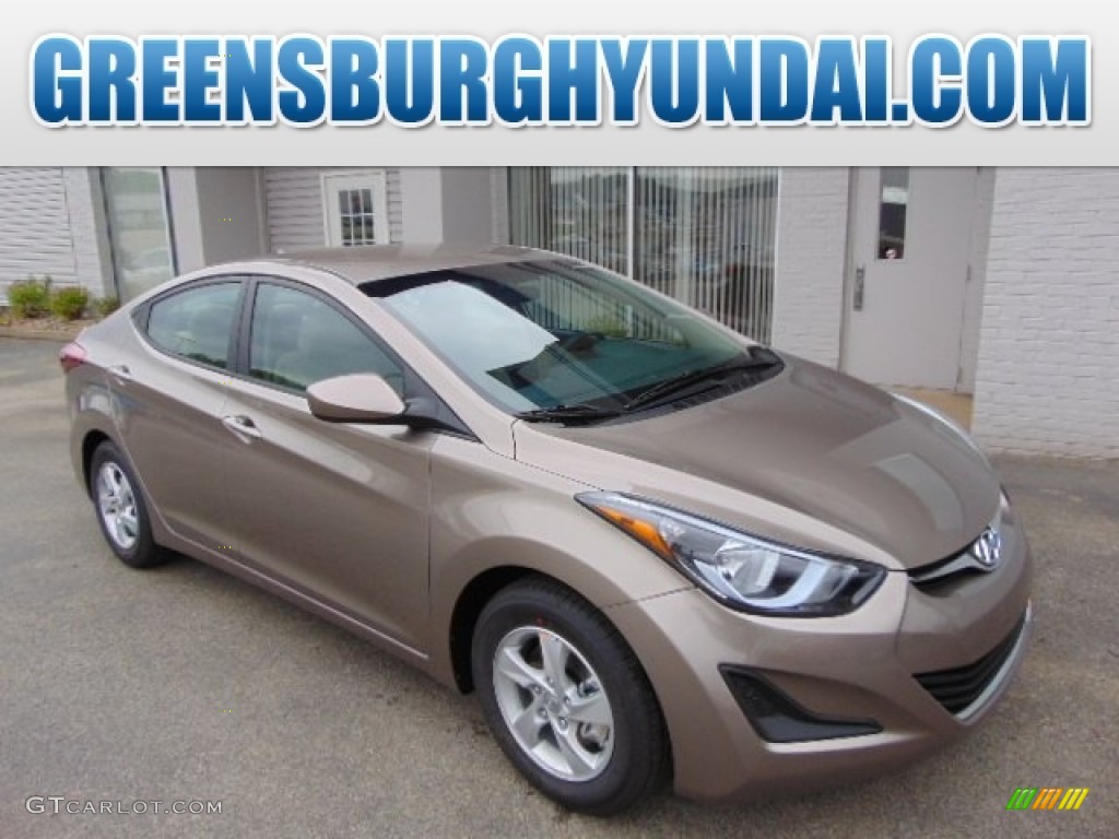 2014 Elantra SE Sedan - Bronze / Beige photo #1