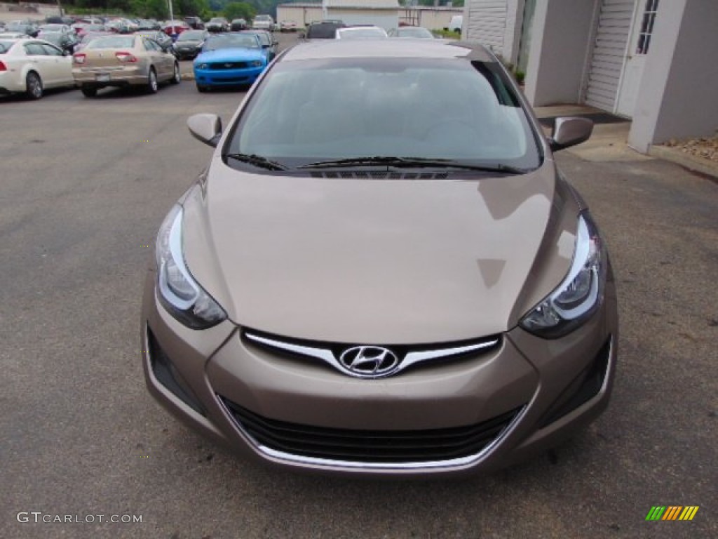 2014 Elantra SE Sedan - Bronze / Beige photo #4