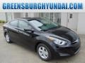 2014 Black Hyundai Elantra SE Sedan  photo #1