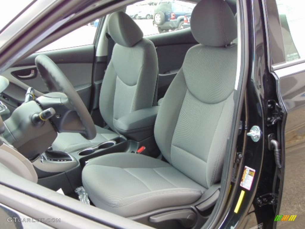 2014 Elantra SE Sedan - Black / Gray photo #9