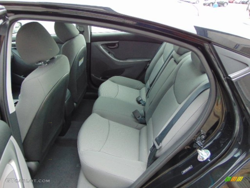 2014 Elantra SE Sedan - Black / Gray photo #13