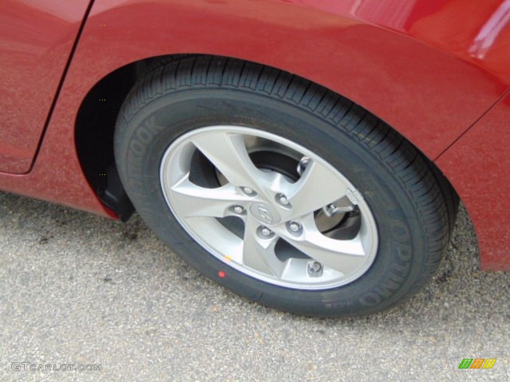 2014 Elantra SE Sedan - Red / Gray photo #5