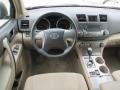 2008 Toyota Highlander Sand Beige Interior Dashboard Photo