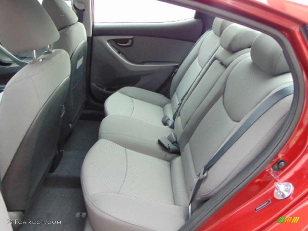 2014 Elantra SE Sedan - Red / Gray photo #13