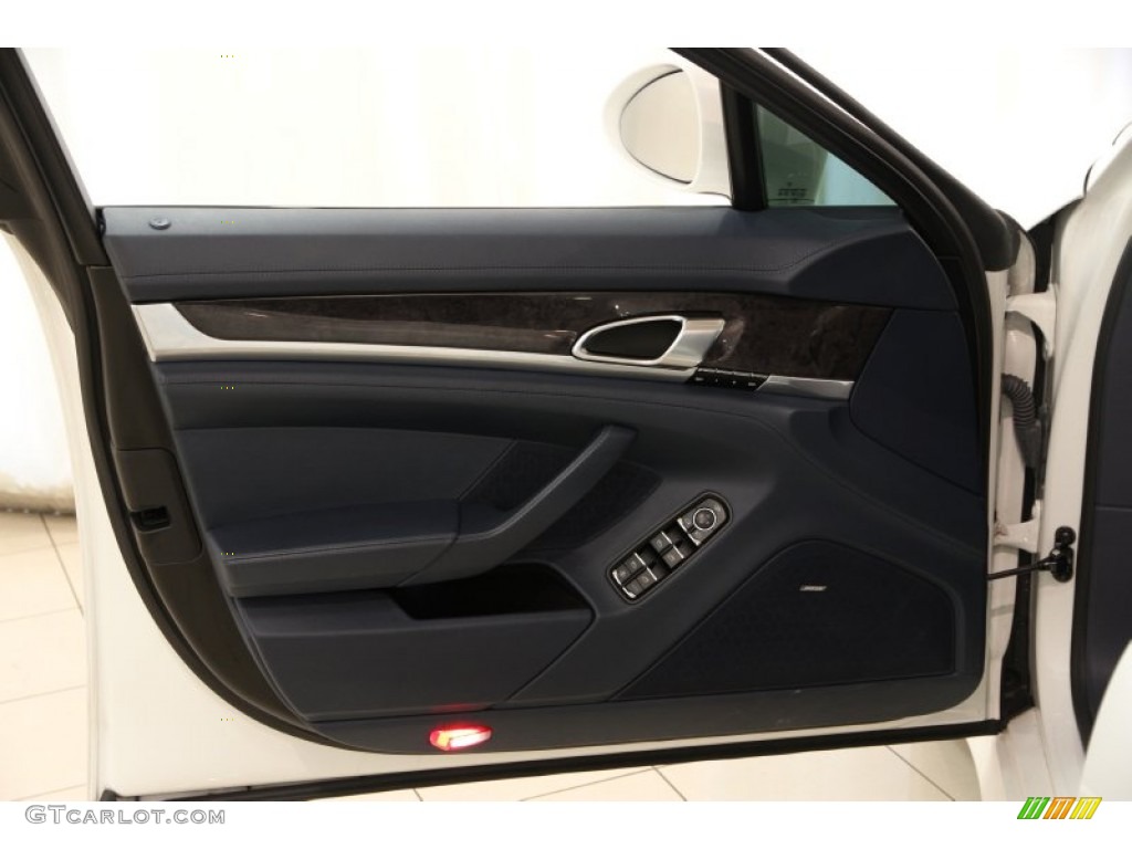 2010 Porsche Panamera 4S Yachting Blue Door Panel Photo #94316639