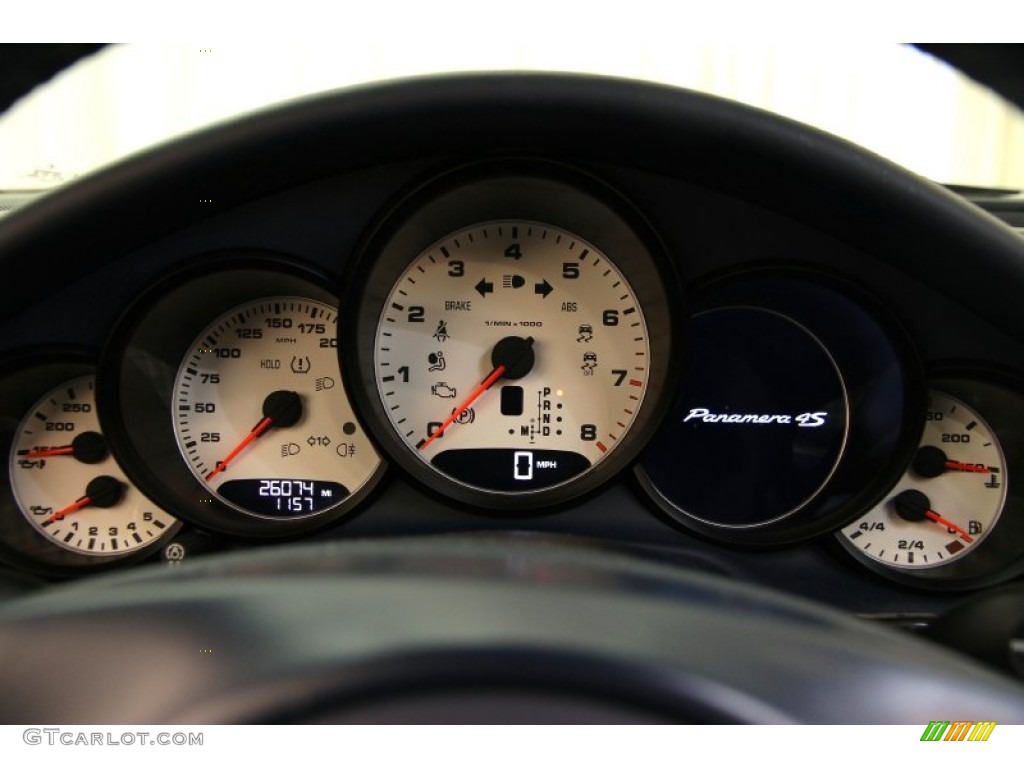 2010 Porsche Panamera 4S Gauges Photo #94316738