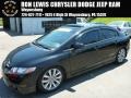 Crystal Black Pearl 2010 Honda Civic Si Sedan