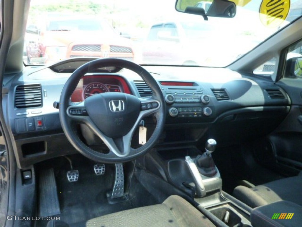 2010 Civic Si Sedan - Crystal Black Pearl / Black photo #12