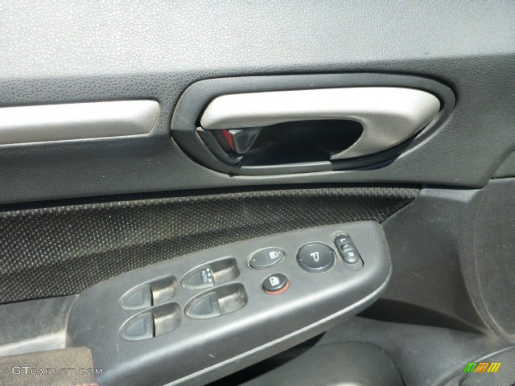 2010 Civic Si Sedan - Crystal Black Pearl / Black photo #13