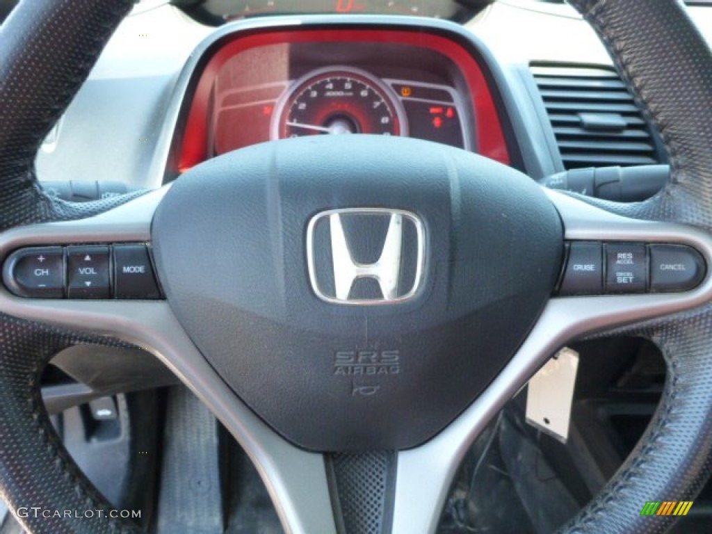 2010 Civic Si Sedan - Crystal Black Pearl / Black photo #15