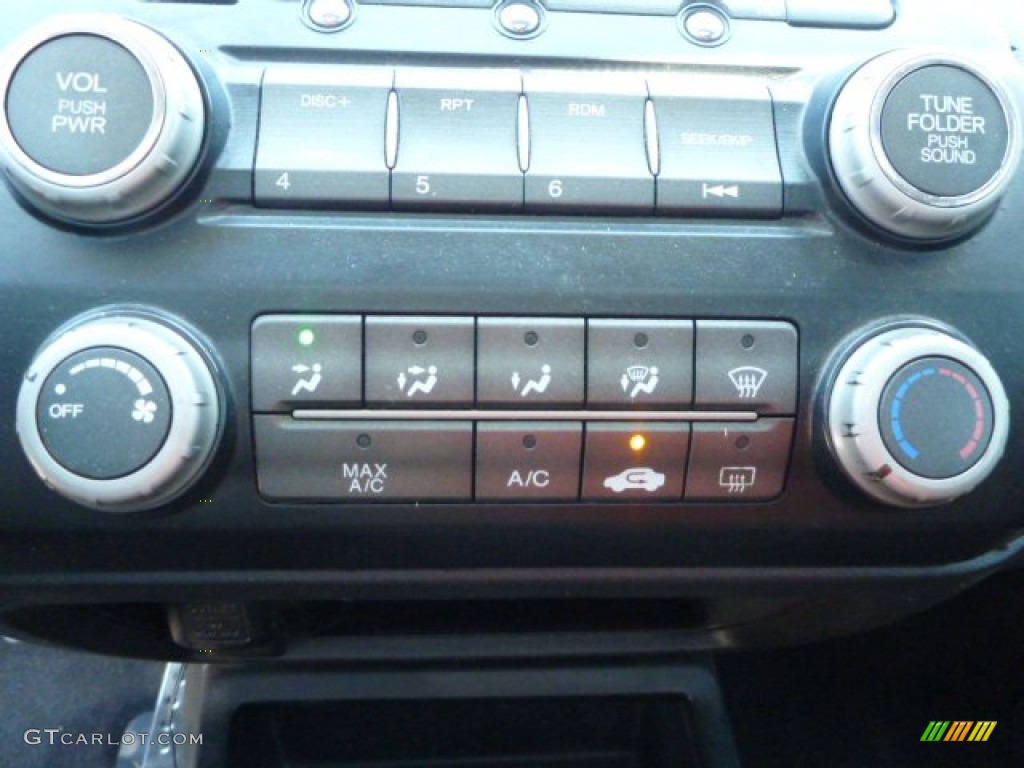 2010 Civic Si Sedan - Crystal Black Pearl / Black photo #18