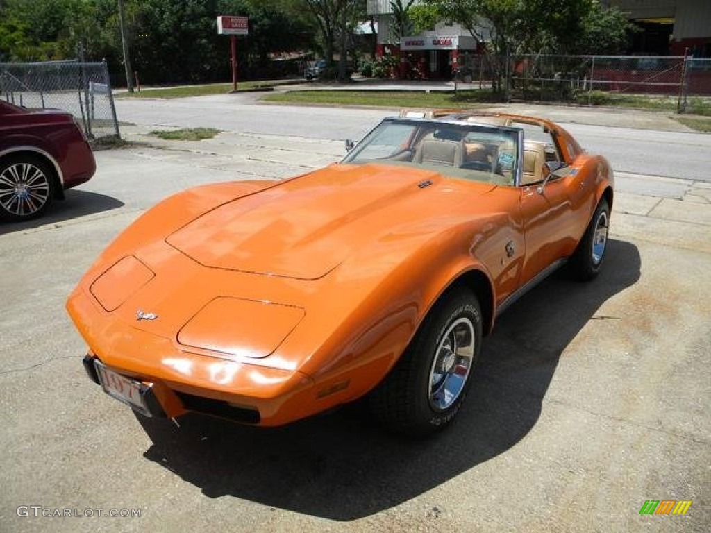 Orange 1977 Chevrolet Corvette Coupe Exterior Photo #94321617