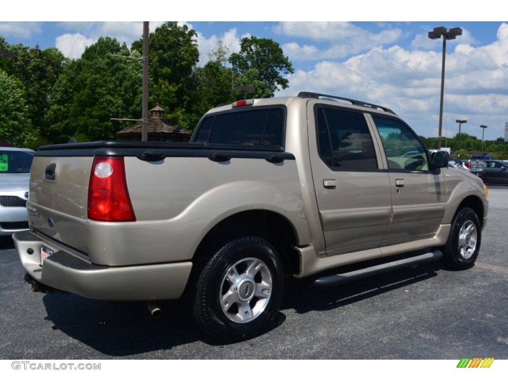 2004 Explorer Sport Trac XLT 4x4 - Pueblo Gold Metallic / Medium Pebble/Dark Pebble photo #4