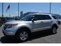 2014 Ingot Silver Ford Explorer FWD  photo #3