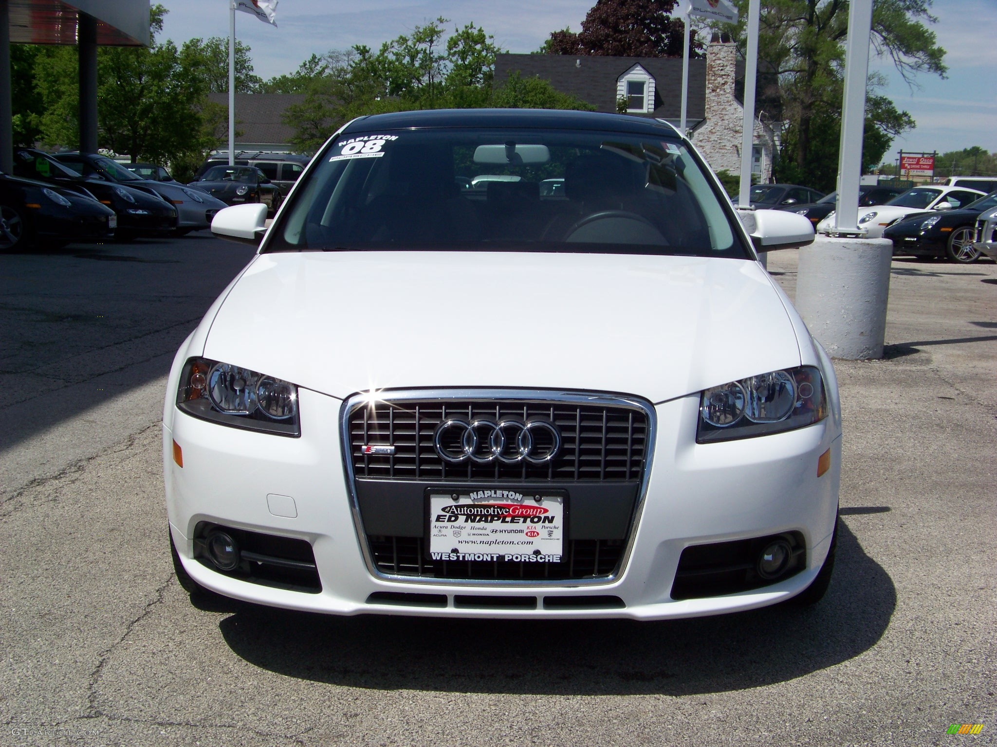 2008 A3 2.0T - Ibis White / Black photo #2