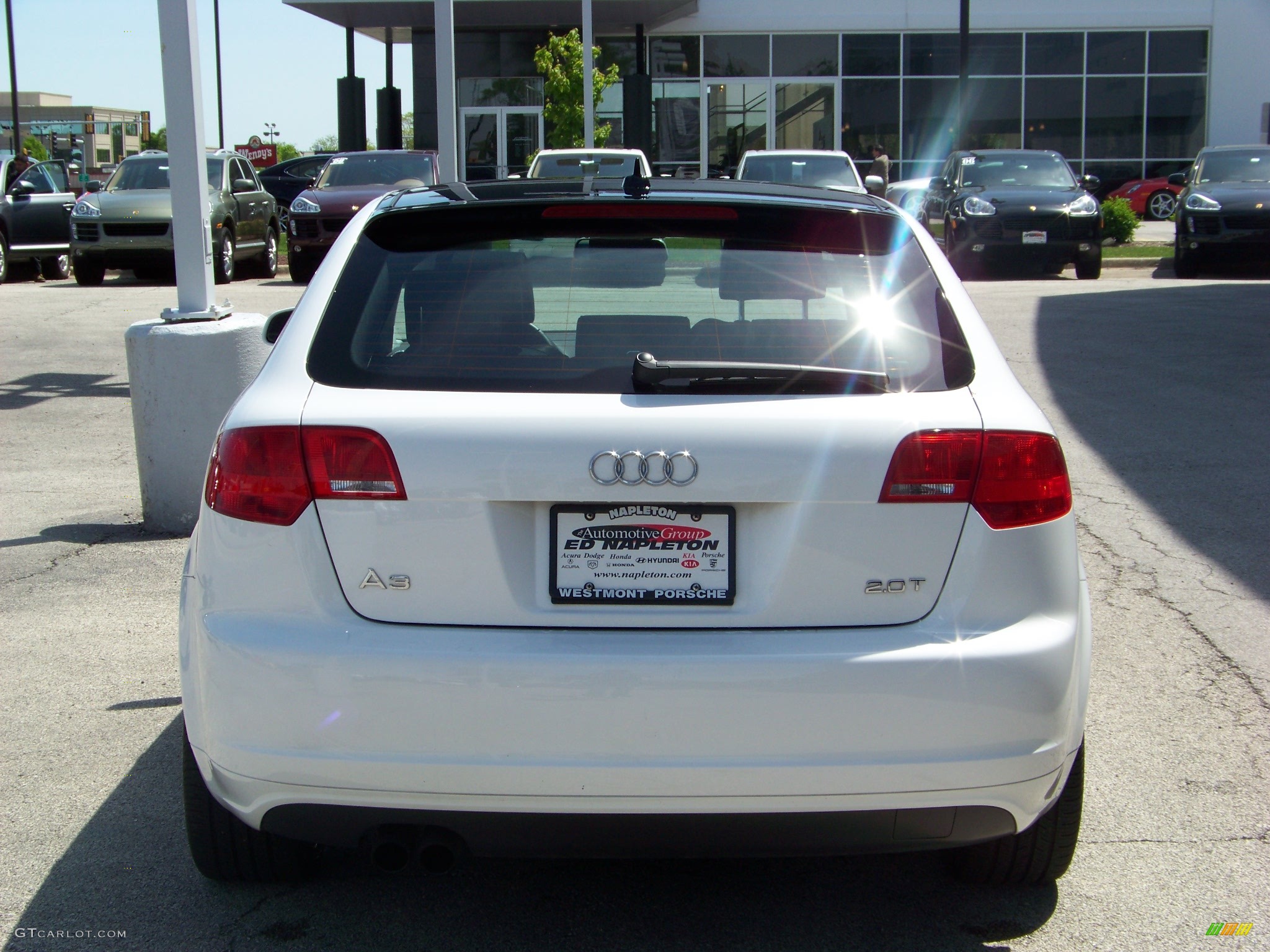 2008 A3 2.0T - Ibis White / Black photo #6