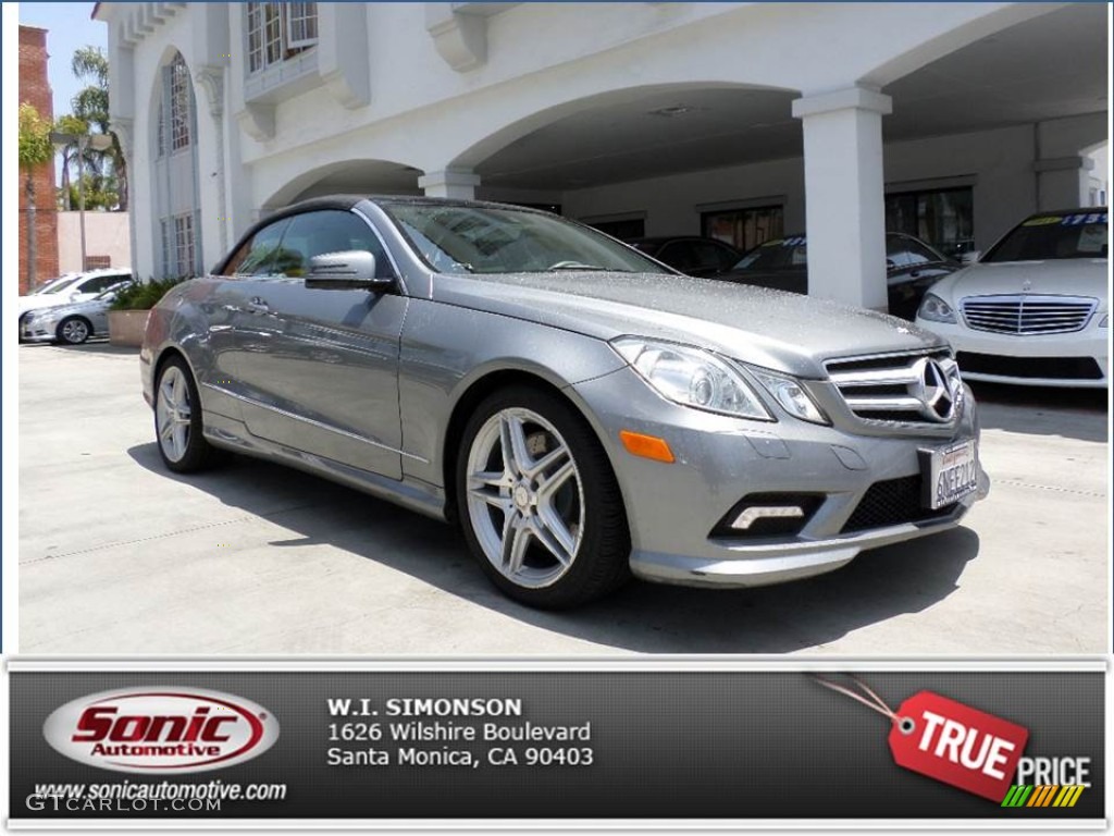 2011 E 550 Cabriolet - Palladium Silver Metallic / Ash/Dark Grey photo #1