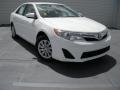 2014 Super White Toyota Camry LE  photo #1