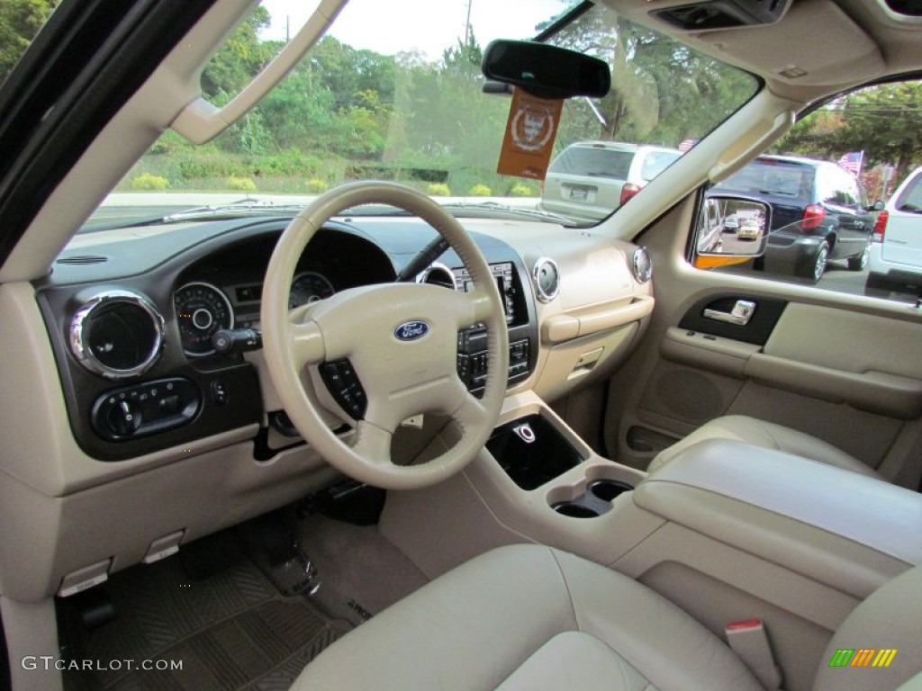 Medium Parchment Interior 2005 Ford Expedition Eddie Bauer 4x4 Photo #94327491