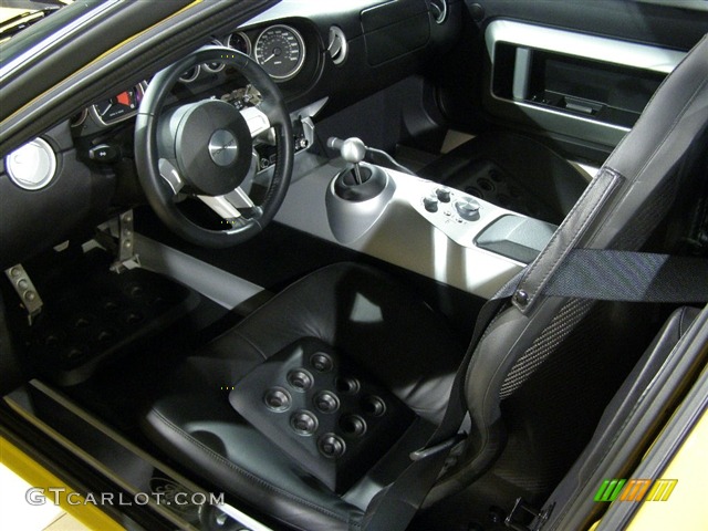 Ebony Black Interior 2006 Ford GT Standard GT Model Photo #94330