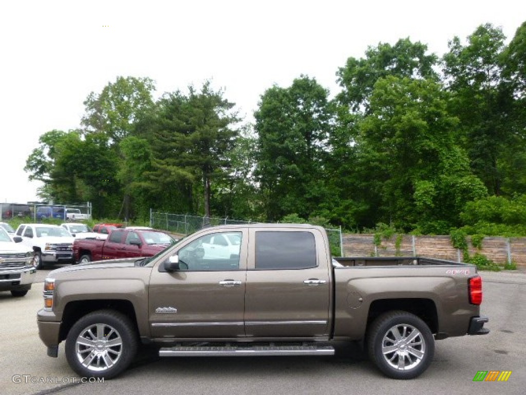 2014 Silverado 1500 High Country Crew Cab 4x4 - Brownstone Metallic / High Country Saddle photo #1