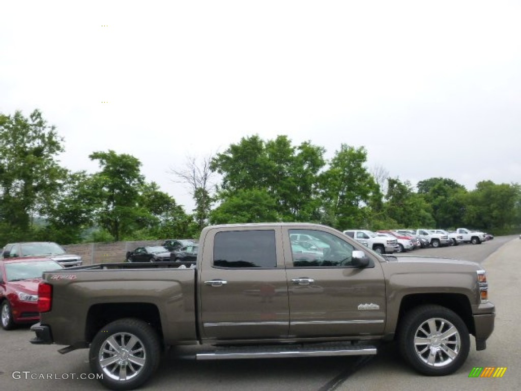 2014 Silverado 1500 High Country Crew Cab 4x4 - Brownstone Metallic / High Country Saddle photo #5