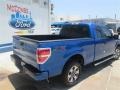 2014 Blue Flame Ford F150 STX SuperCab  photo #6