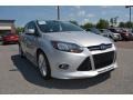 2014 Ingot Silver Ford Focus Titanium Hatchback  photo #1