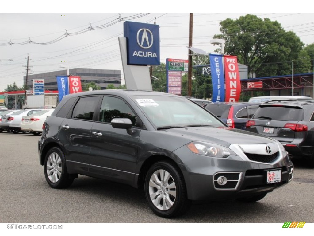 2011 RDX SH-AWD - Polished Metal Metallic / Ebony photo #1